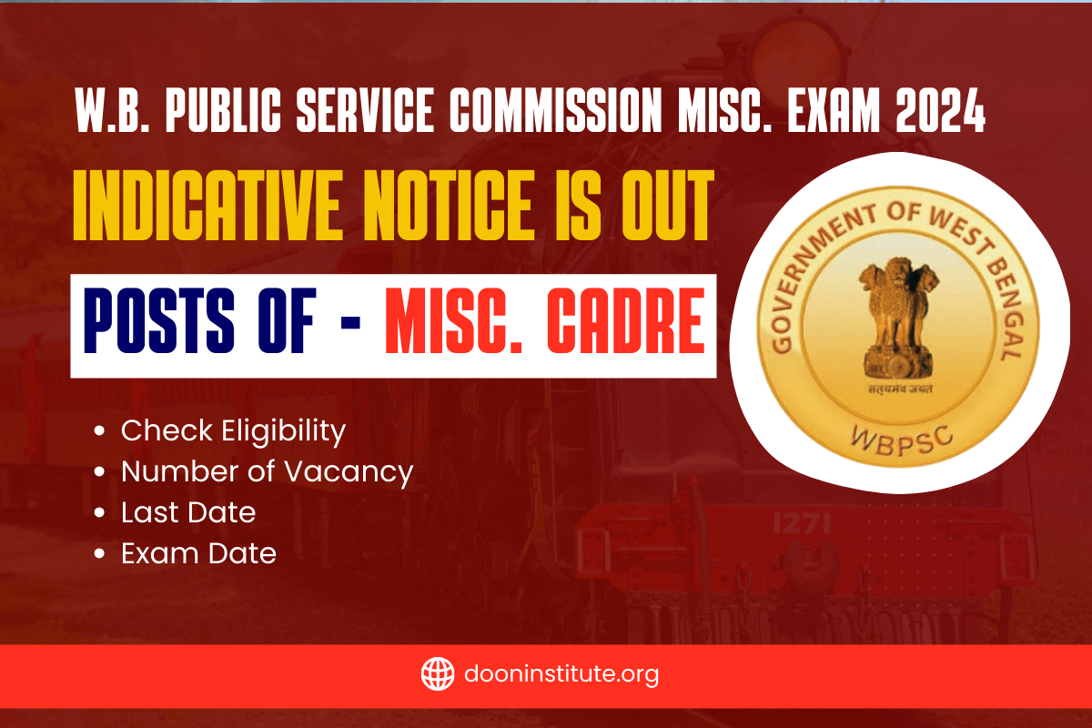 wbpsc miscellaneous services recruitment examination 2024