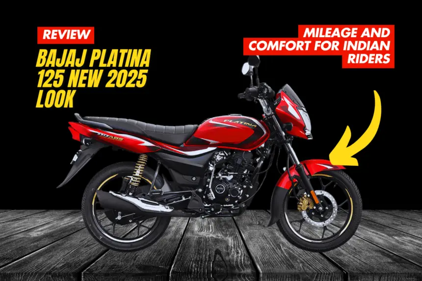 bajaj platina new 2025 look